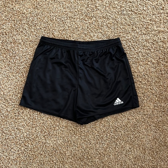 Black adidas athletic shorts - Picture 1 of 2